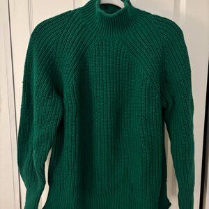 JCrew Rollneck Sweater in Emerald